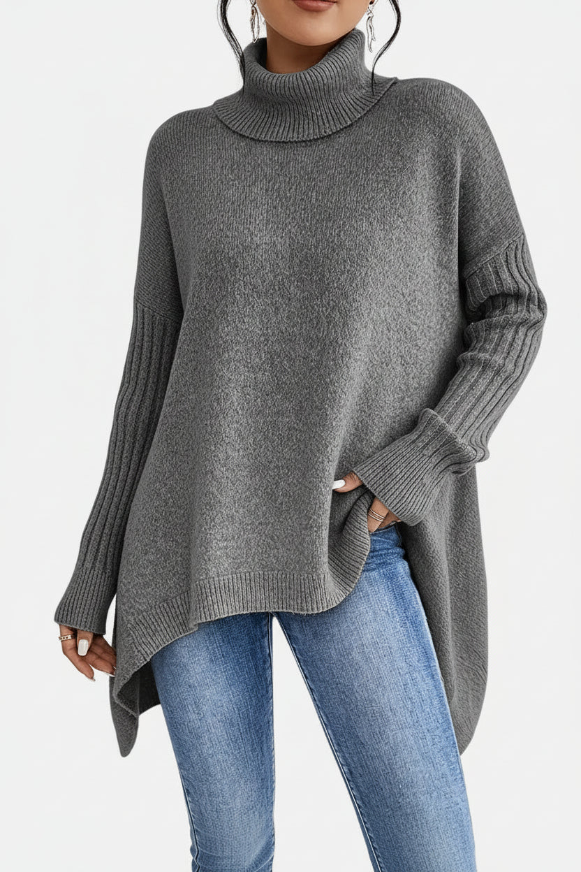 Camille · Jersey Largo Cuello Alto Cozy Chic