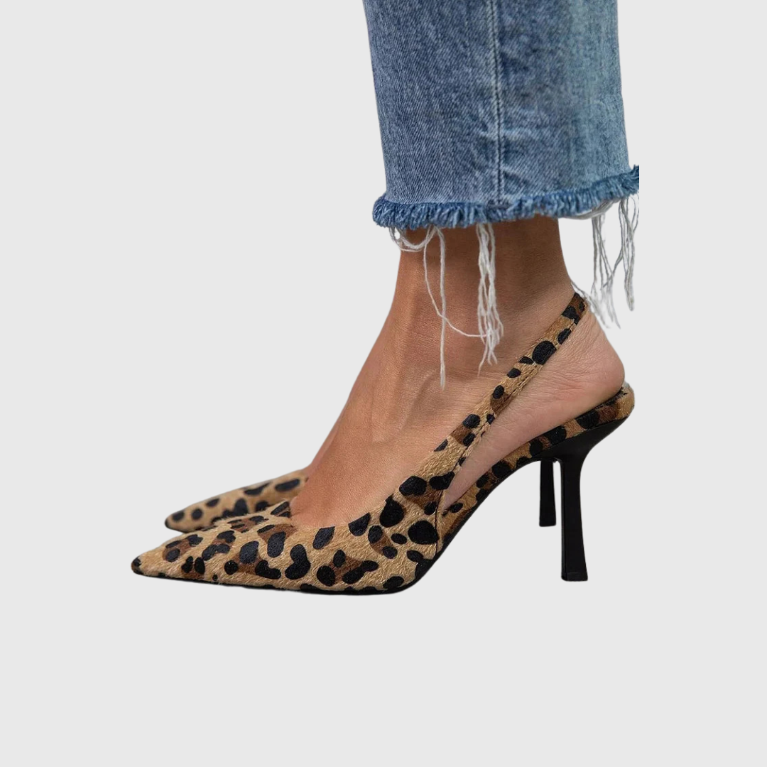 Isabriella · Tacones Ortopédicos Leopardo Stiletto