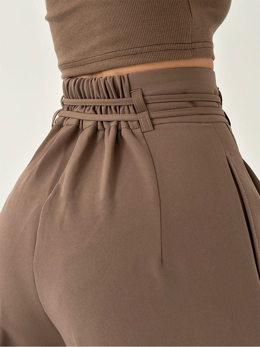 Pantalón Livia – Cintura Alta y Corte Amplio Elegante