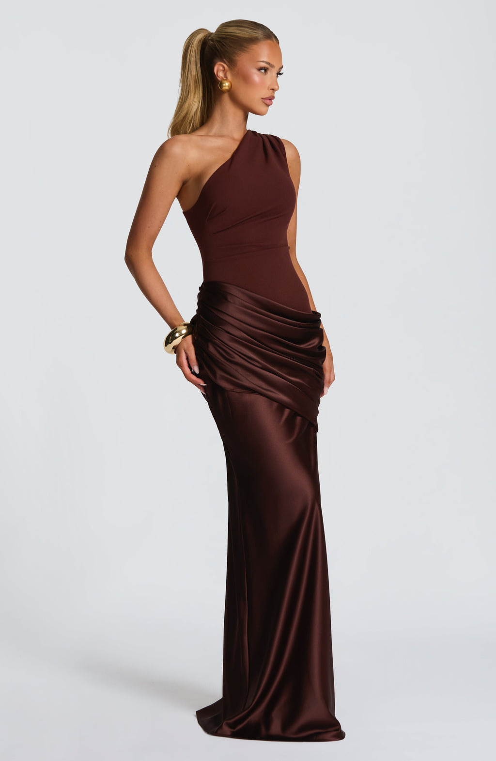 Seraphina · Maxi Dress One Shoulder Sculpt