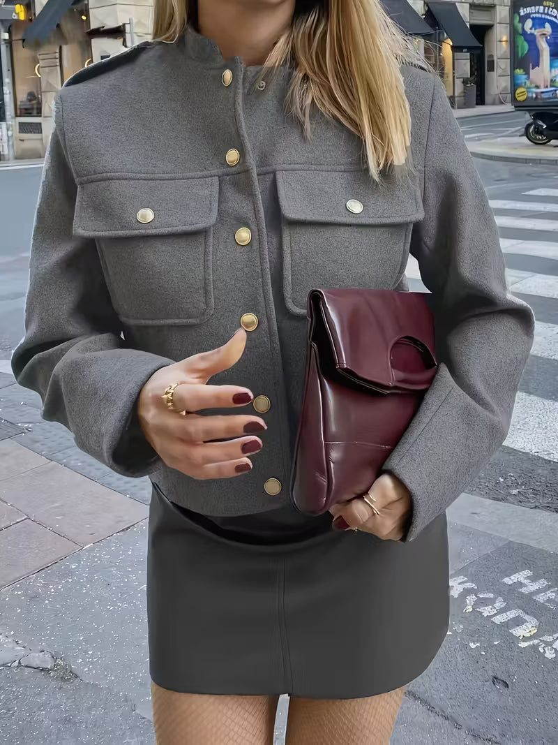 Eliréa™ – Chaqueta elegante de manga larga con botones