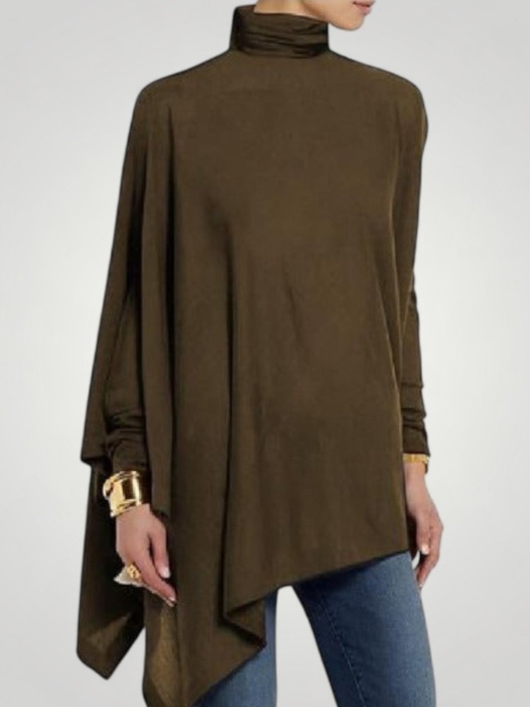 Almut | Asymmetrisches Langarm-Oberteil mit Eleganz