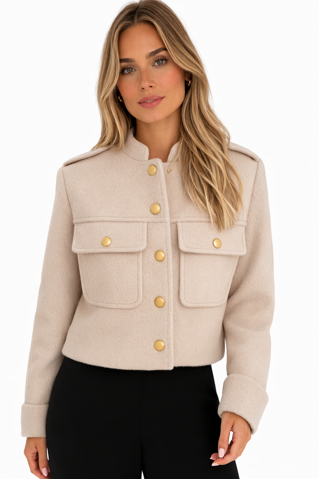 Eliréa™ – Chaqueta elegante de manga larga con botones