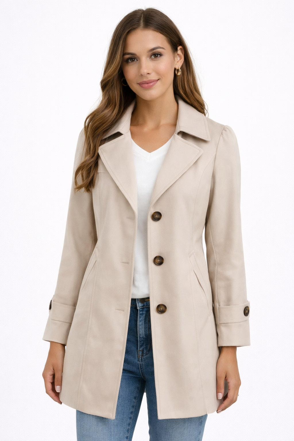 Valmira™ – Gabardina vintage de estilo atemporal