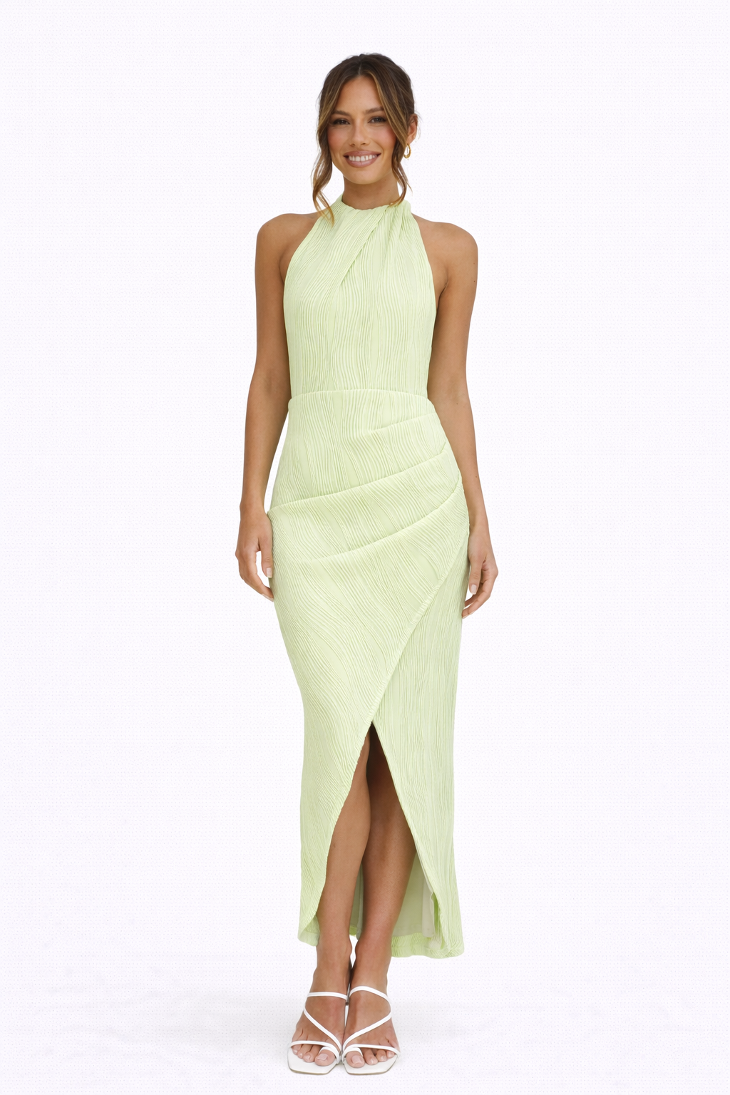 Samira · Vestido Plisado Elegancia Atemporal