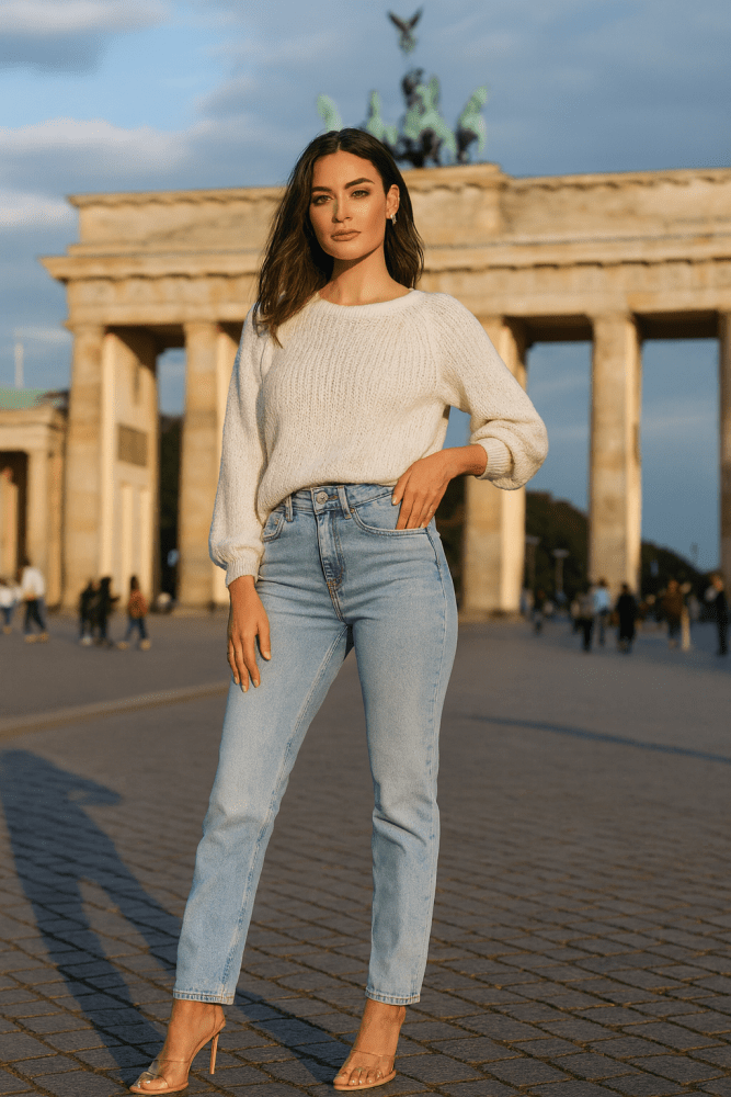 Alice | Gerade Denim-Hose