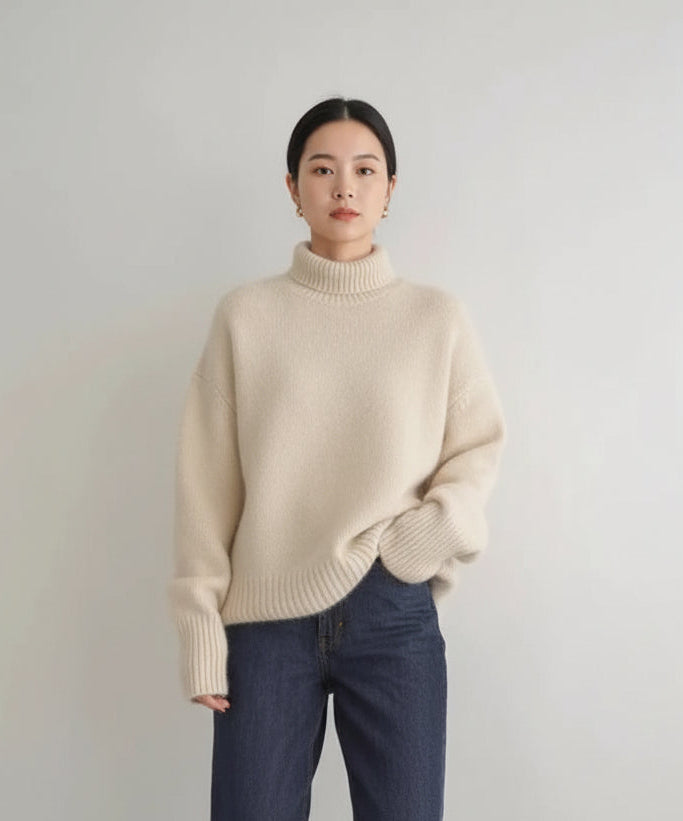 Amara · Jersey Cuello Alto Cashmere Essence