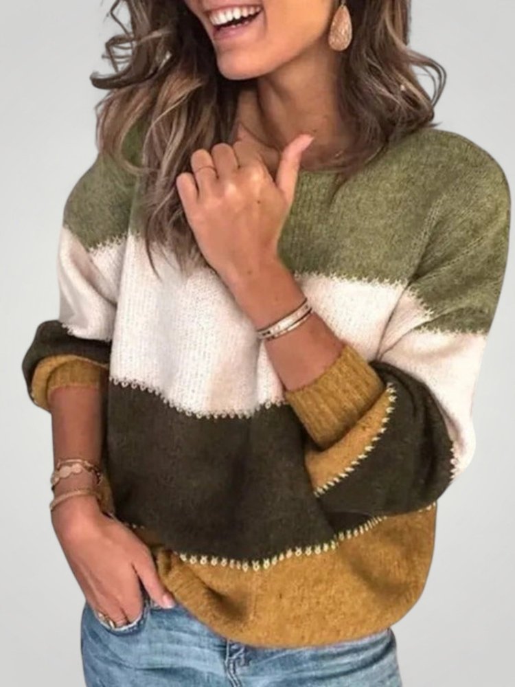 Jorinde | Gestreifter Pullover für Elegante Anlässe