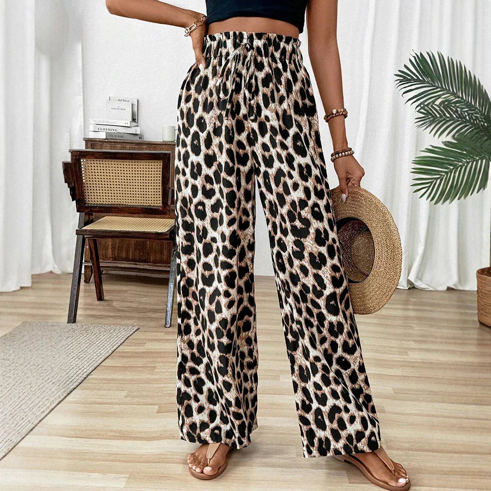 Pantalón Elan – Leopardo Ligero de Estilo Moderno