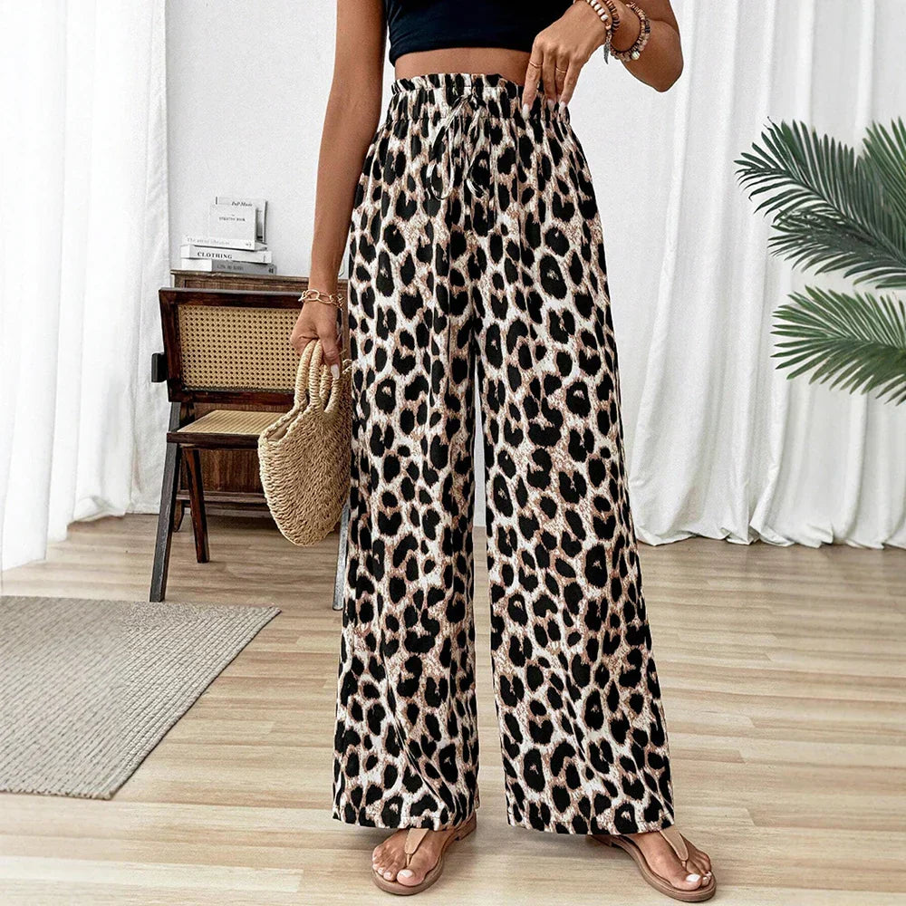 Pantalón Elan – Leopardo Ligero de Estilo Moderno