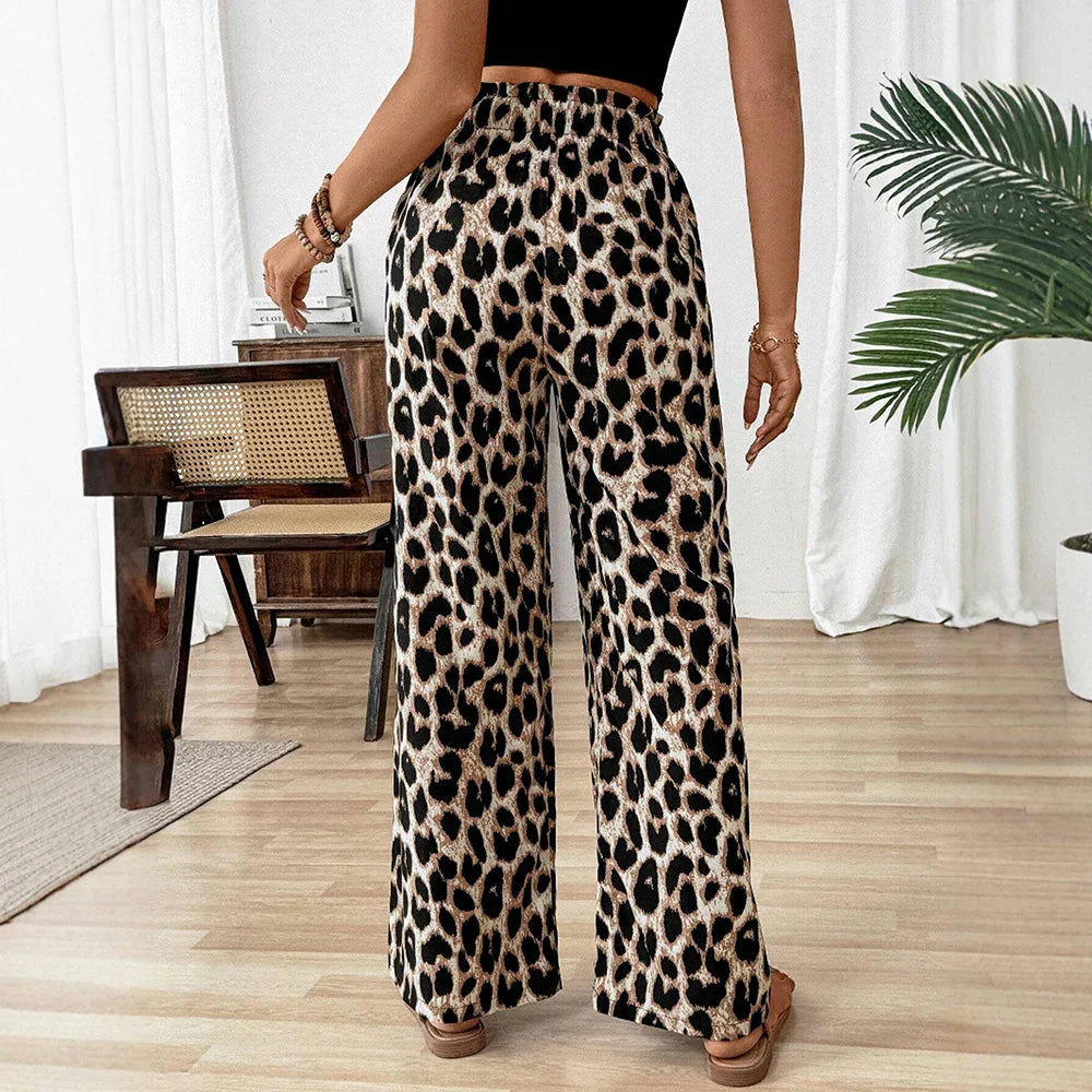Pantalón Elan – Leopardo Ligero de Estilo Moderno