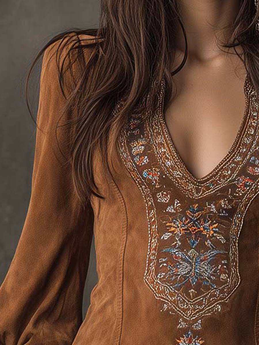 Kaia · Vestido Mini Bohemio Heritage