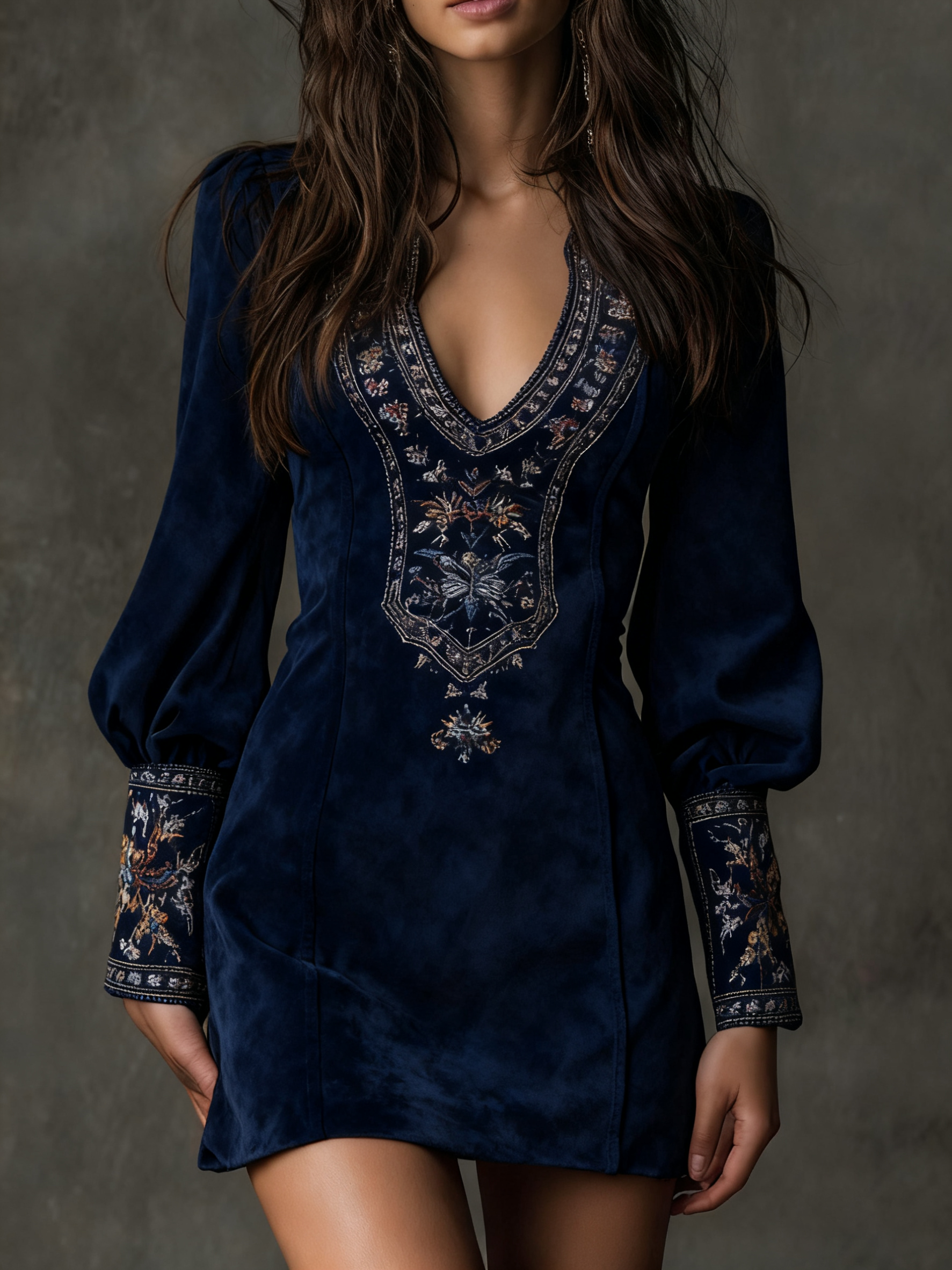 Kaia · Vestido Mini Bohemio Heritage