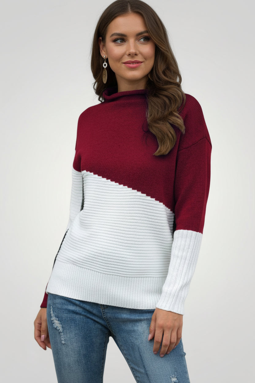 Noelle · Jersey Bicolor Elegancia Moderna