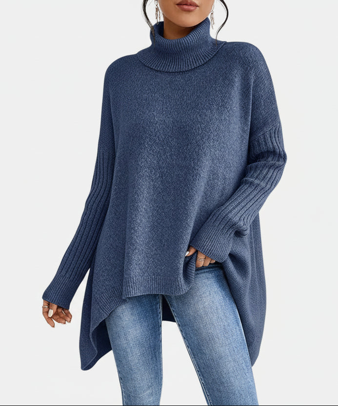 Camille · Jersey Largo Cuello Alto Cozy Chic