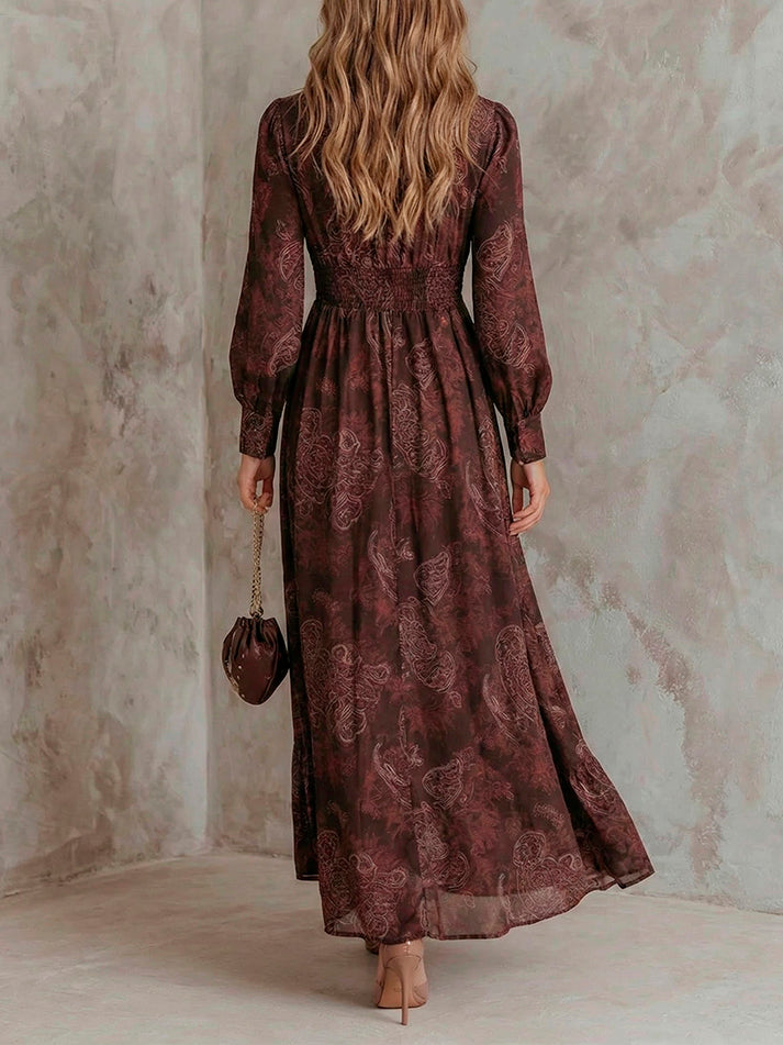 Leonora · Vestido Largo Paisley Heritage