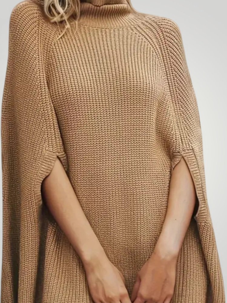 Finja | Eleganter Khaki-Pullover für Damen mit Komfort
