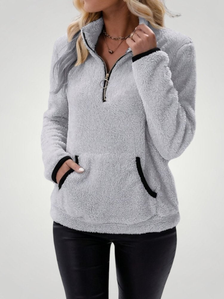 Gesina | Eleganter Pullover mit Praktischen Taschen