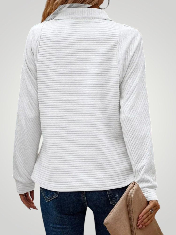 Aenne | Eleganter V-Neck Pullover für Damen mit zeitlosem Komfort