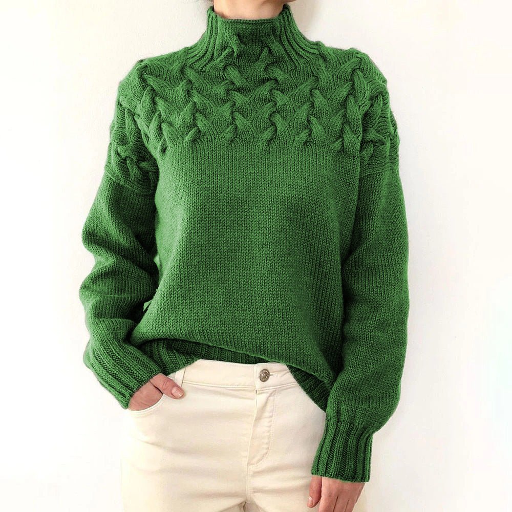 Annelind | Gemütlicher Rollkragen-Strickpullover