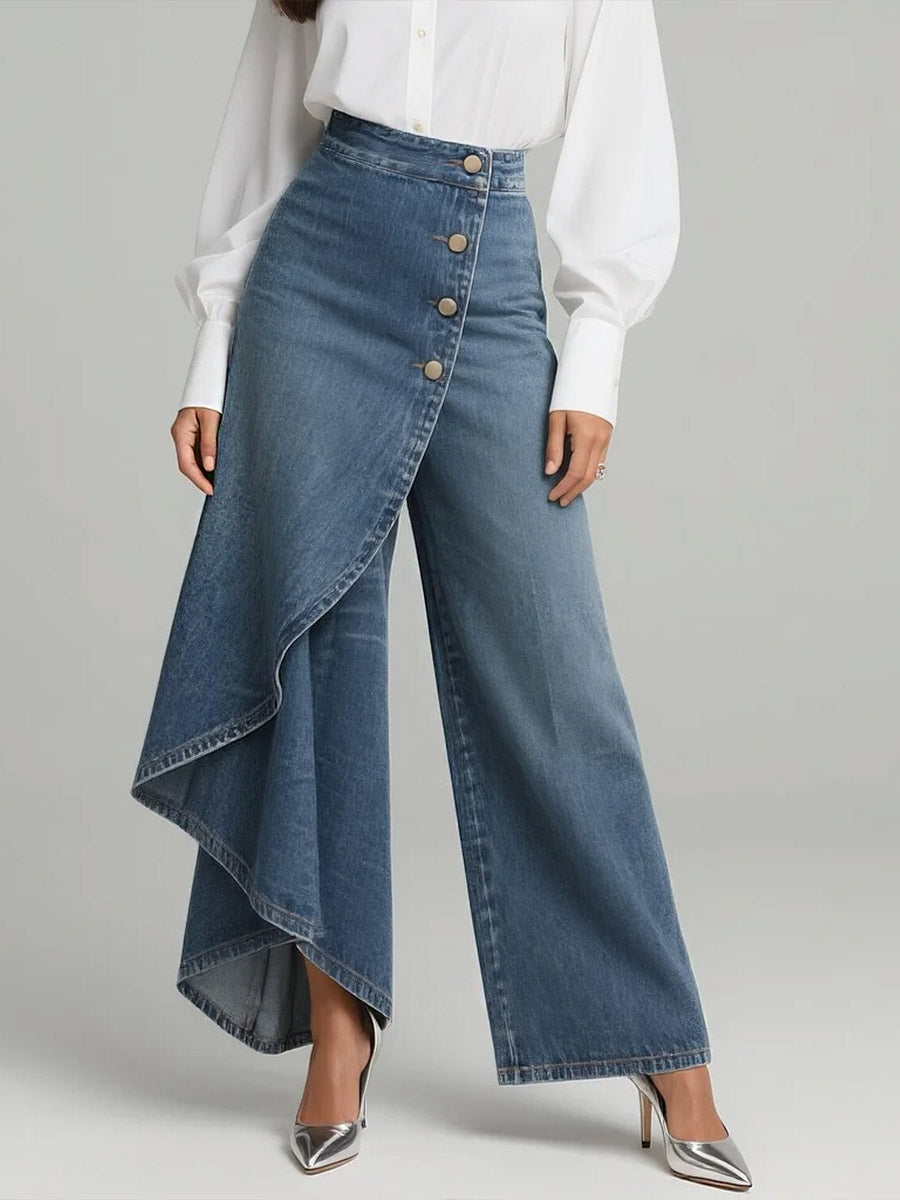 Jeans Virex – Denim Largo de Confort Diario