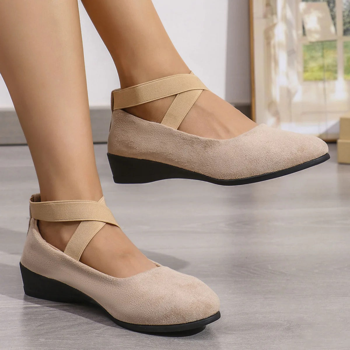 GIULIA™ | Bailarinas cerradas con tacón cómodo